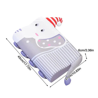 Kids Ergonomic Memory Foam Pillow 45x27x6cm - Nisiowelt