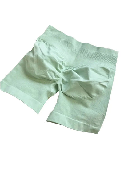 Impact Seamless Ribbed Shorts – 4.5" Yoga & Workout Nisiowelt